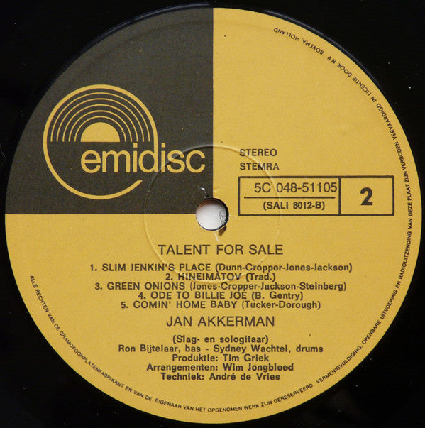 Jan Akkerman : Guitar For Sale (LP, Album, RE)