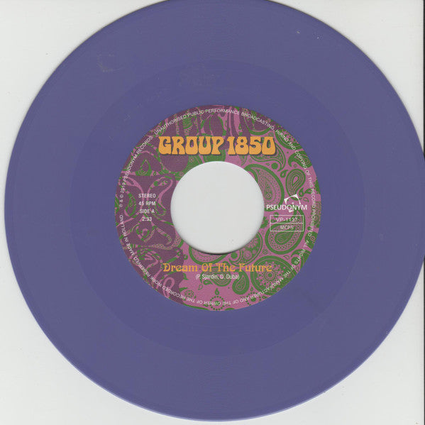 Group 1850 : Dream Of The Future (7", Single, Pur)