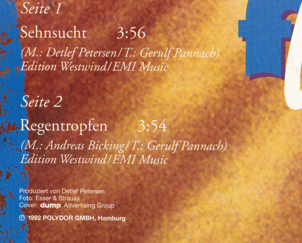 Veronika Fischer : Sehnsucht (7", Single)