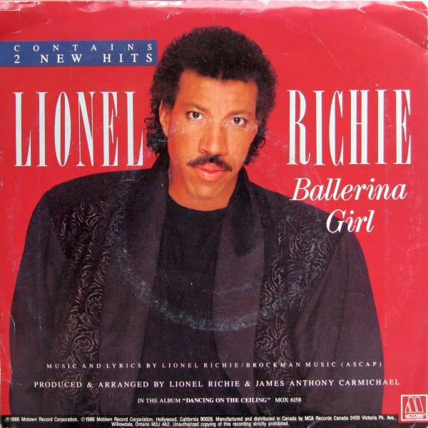 Lionel Richie : Deep River Woman / Ballerina Girl (7")