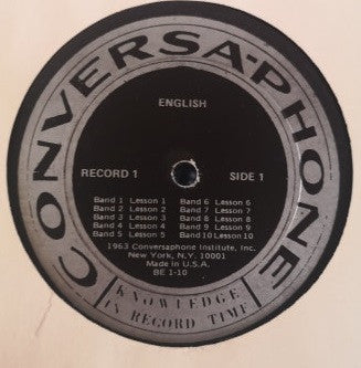Unknown Artist : English For Hungarian Speaking People - Conversa-Phone Megtanítja Önt Angol Nyelvre (3xLP + Box)