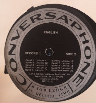 Unknown Artist : English For Hungarian Speaking People - Conversa-Phone Megtanítja Önt Angol Nyelvre (3xLP + Box)