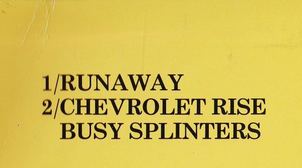 The Moodists : Runaway (12", Single)