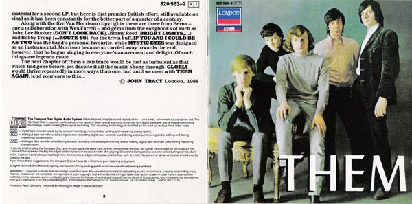 Them (3) : Them (CD, Album, Mono, RE)