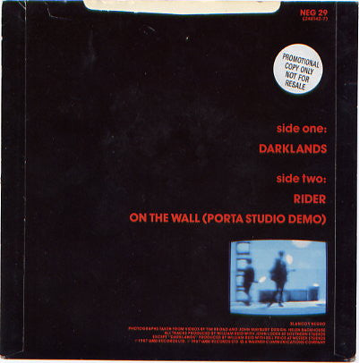 The Jesus And Mary Chain : Darklands (7", Single)
