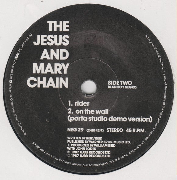 The Jesus And Mary Chain : Darklands (7", Single)