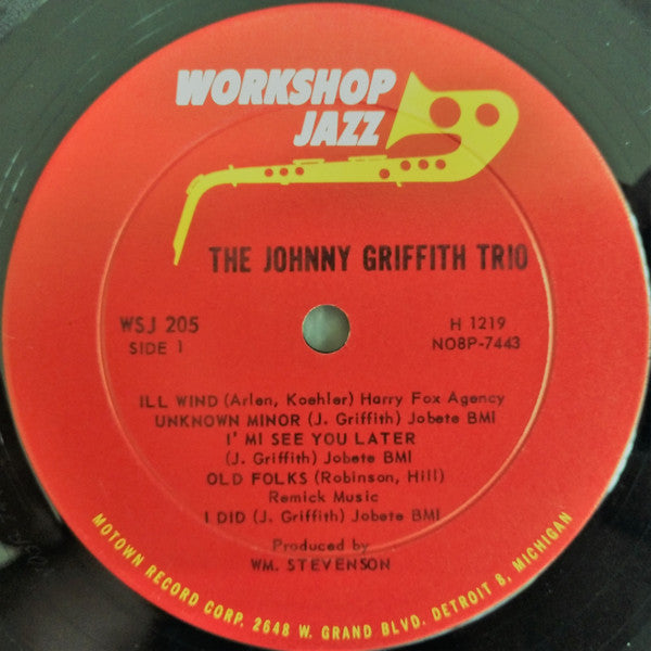 The Johnny Griffith Trio* : Jazz (LP, Album, Mono)