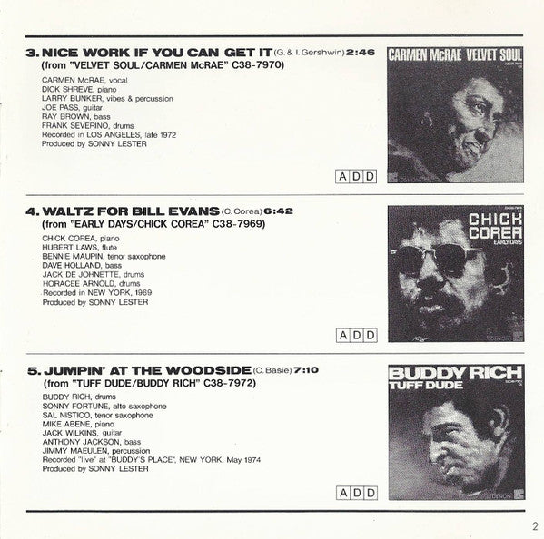 Various : Denon Jazz Sampler Volume 1 (CD, Comp, Smplr)