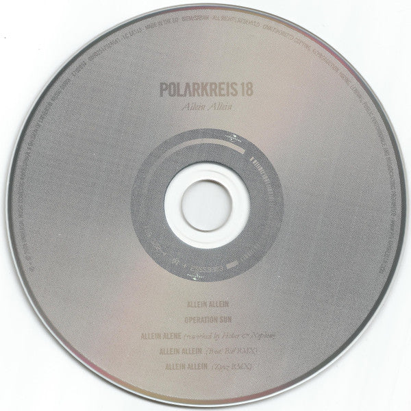 Polarkreis 18 : Allein Allein (CD, Single)