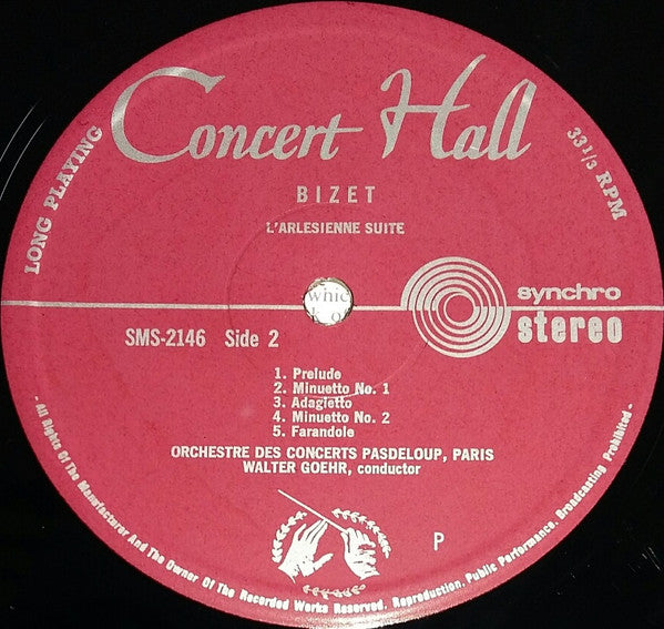 Orchestre De L'Association Des Concerts Pasdeloup, Orchestre Des Concerts De Paris, Walter Goehr, Charles Gounod / Georges Bizet : Ballet Music From Faust / L'Arlésienne (LP)