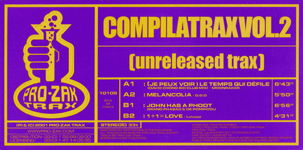 Various : Compilatrax Vol. 2 (Unreleased Trax) (12")