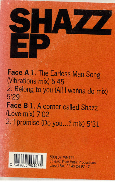 Shazz : Shazz EP (12", EP)