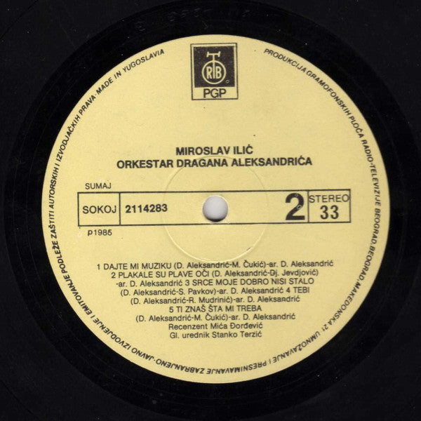 Miroslav Ilić, Ansambl Dragana Aleksandrića : Novi Hitovi (LP, Album)