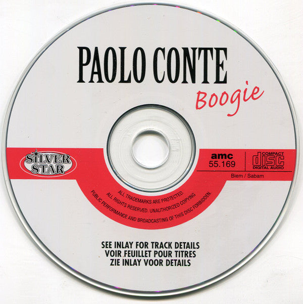 Paolo Conte : Boogie (CD, Comp)
