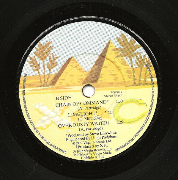 XTC : No Thugs In Our House (7", Single)