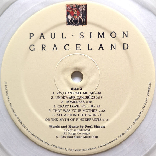 Paul Simon : Graceland (LP, Album, RE, Cle)
