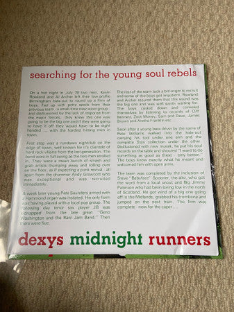 Dexys Midnight Runners : Searching For The Young Soul Rebels (LP, Album, Ltd, RE, RM, Red)