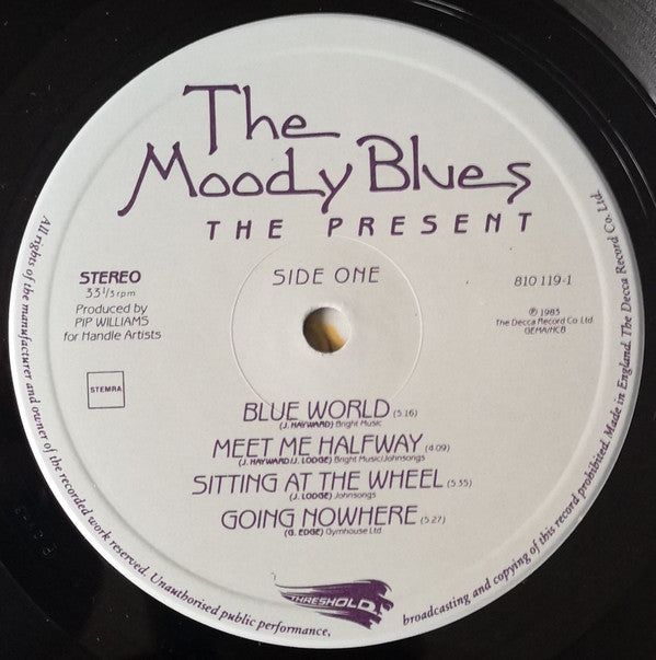 The Moody Blues : The Present (LP, Album, Gat)