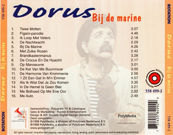 Dorus : Bij De Marine (CD, Comp,  UN)