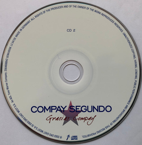 Compay Segundo : Gracias Compay (2xCD, Comp)