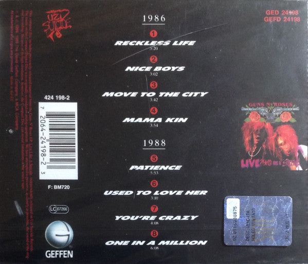 Guns N' Roses : G N' R Lies (CD, Album, M/Print, RE)