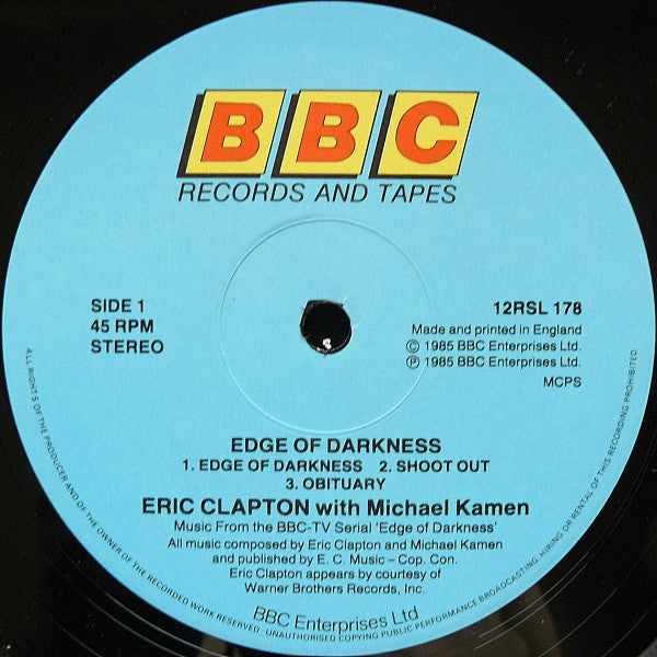 Eric Clapton with Michael Kamen : Edge Of Darkness (12", MiniAlbum)