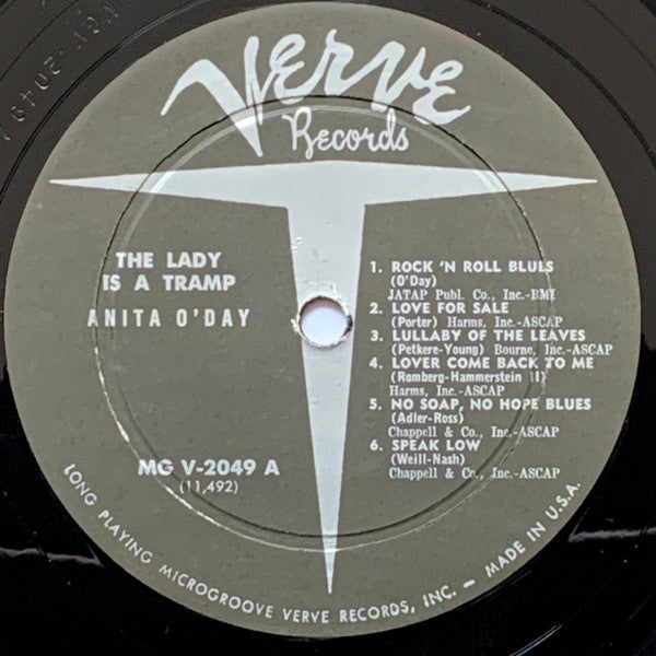 Anita O'Day : The Lady Is A Tramp (LP, Album, Mono, RE, Hol)