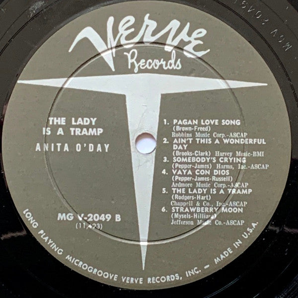 Anita O'Day : The Lady Is A Tramp (LP, Album, Mono, RE, Hol)