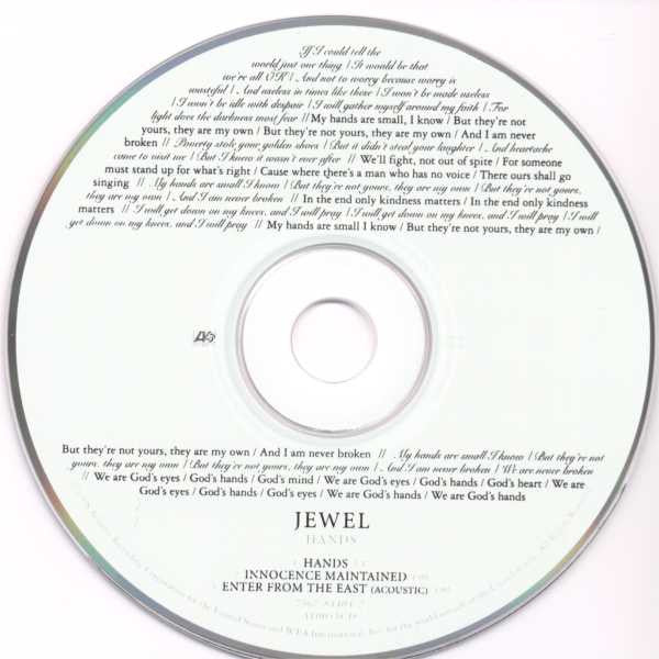 Jewel : Hands (CD, Single, CD1)
