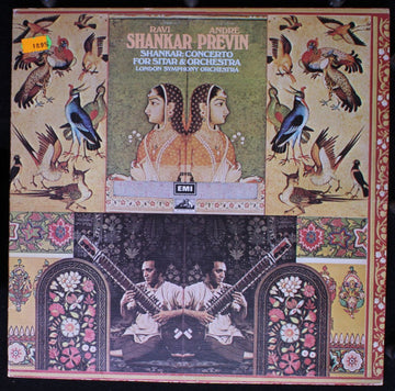 Ravi Shankar - André Previn, London Symphony Orchestra : Concerto For Sitar & Orchestra (LP, Album, RE)