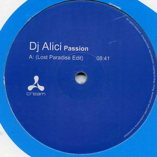 DJ Alici* : Passion (12")