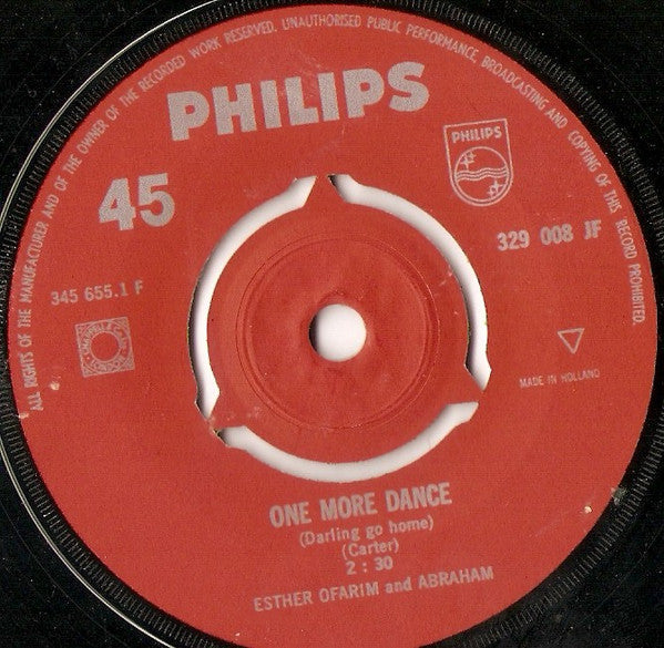 Esther & Abi Ofarim : One More Dance (Your Husband Is Worse) / Freight Train (7", Single)
