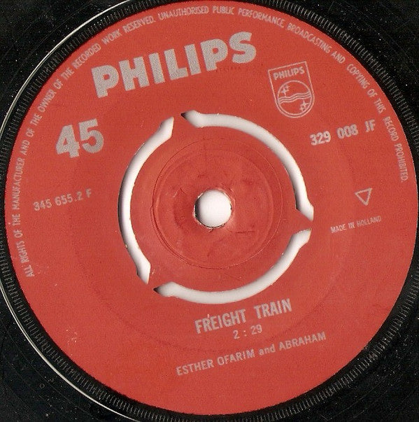 Esther & Abi Ofarim : One More Dance (Your Husband Is Worse) / Freight Train (7", Single)