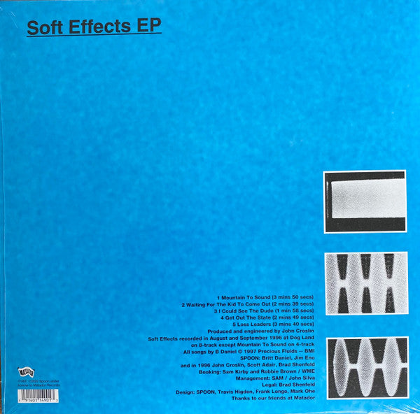 Spoon : Soft Effects EP (12", EP, RE)