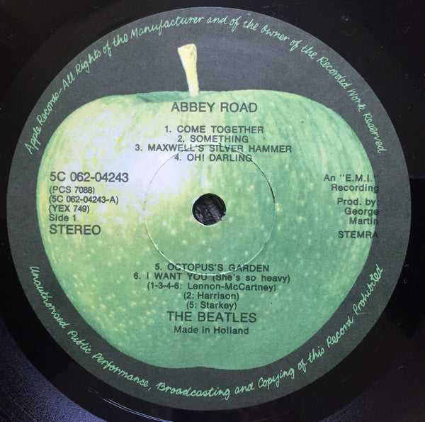 The Beatles : Abbey Road (LP, Album, RE, Red)