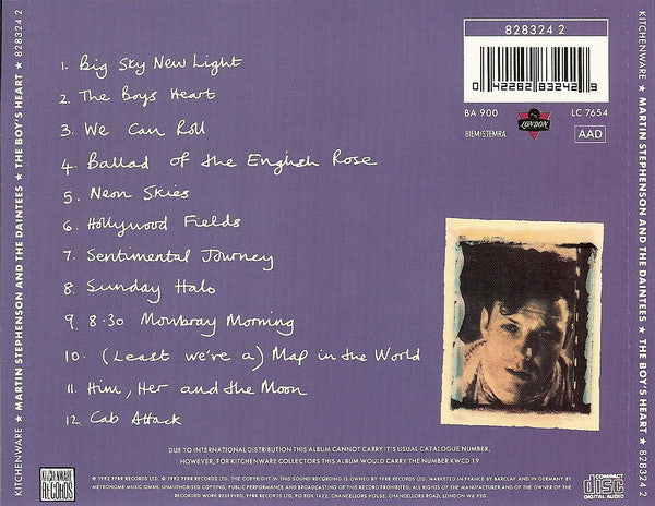 Martin Stephenson And The Daintees : The Boy's Heart (CD, Album)