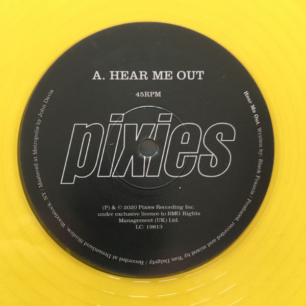 Pixies : Hear Me Out / Mambo Sun (12", Single, Ltd, Yel)