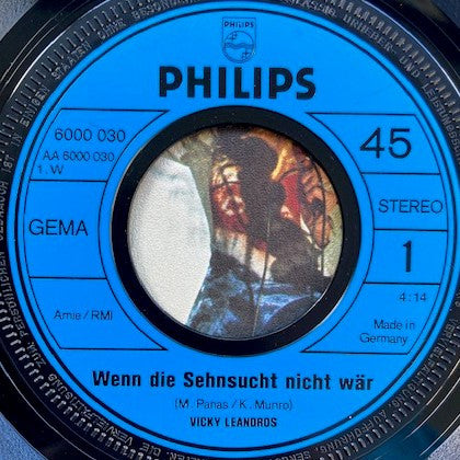 Vicky Leandros : Wenn Die Sehnsucht Nicht Wär (7", Single, Inj)
