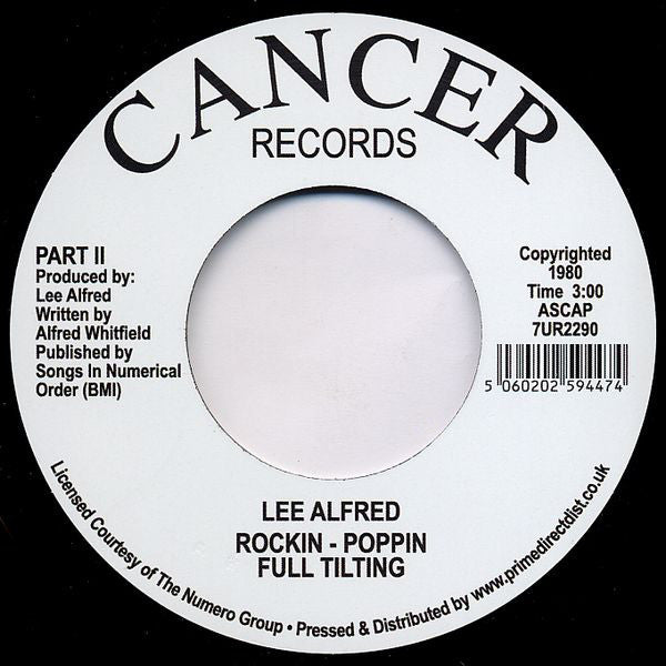 Lee Alfred : Rockin - Poppin Full Tilting (7", RE, RM, RSD)