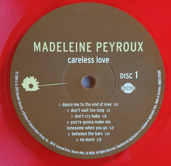 Madeleine Peyroux : Careless Love (LP, Album, Ltd, RE, Red)