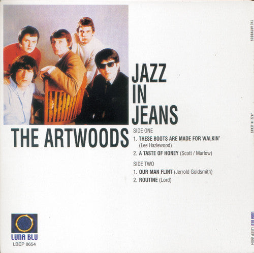 The Artwoods : Jazz In Jeans (7", EP, RE)