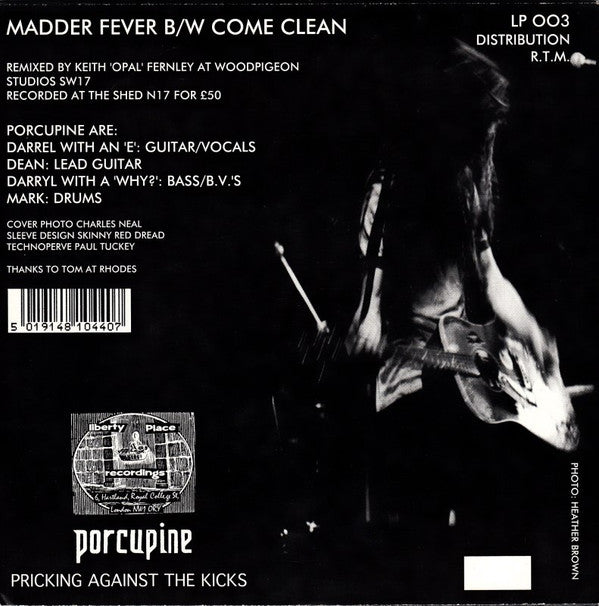Porcupine (2) : Madder Fever (7", Single)