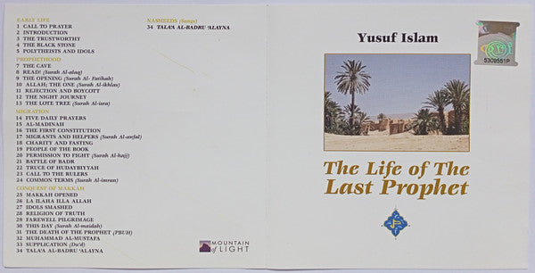 Yusuf Islam : The Life Of The Last Prophet (CD, Album)