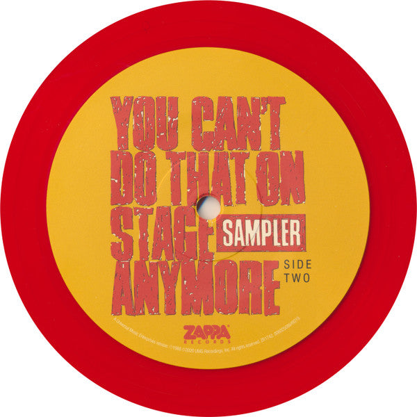 Frank Zappa : You Can't Do That On Stage Anymore (Sampler) (RSD, Comp, RE, RM, Smplr, Gat + LP, Red + LP, Yel)