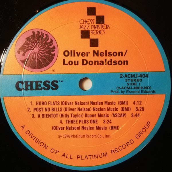 Oliver Nelson / Lou Donaldson : Back Talk (2xLP, Comp, Gat)