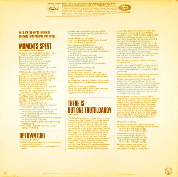 The Wind In The Willows : The Wind In The Willows (LP, Album, Scr)