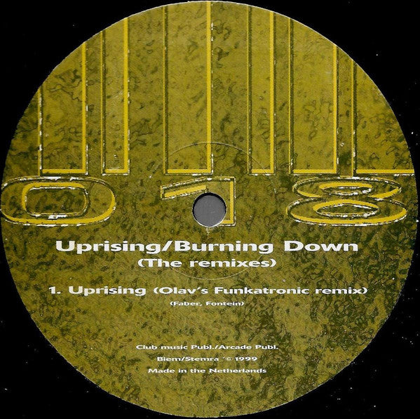 Silvio Ecomo / D-Tune (3) : Uprising/Burning Down (The Remixes) (12")