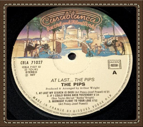 The Pips : At Last... The Pips (LP, Album)