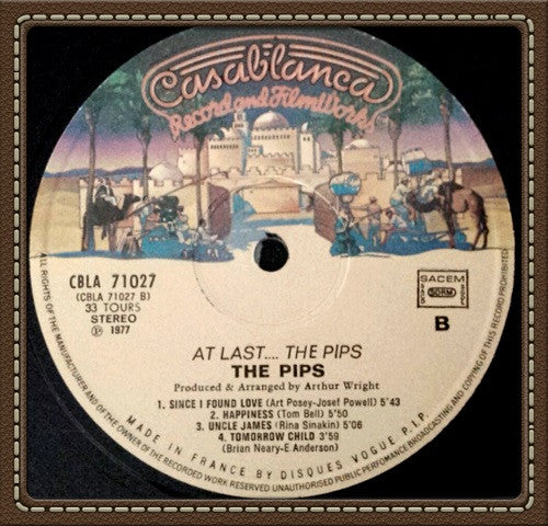 The Pips : At Last... The Pips (LP, Album)