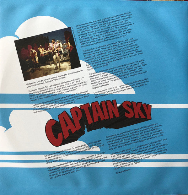 Captain Sky : The Adventures Of Captain Sky (LP, Album, RE)